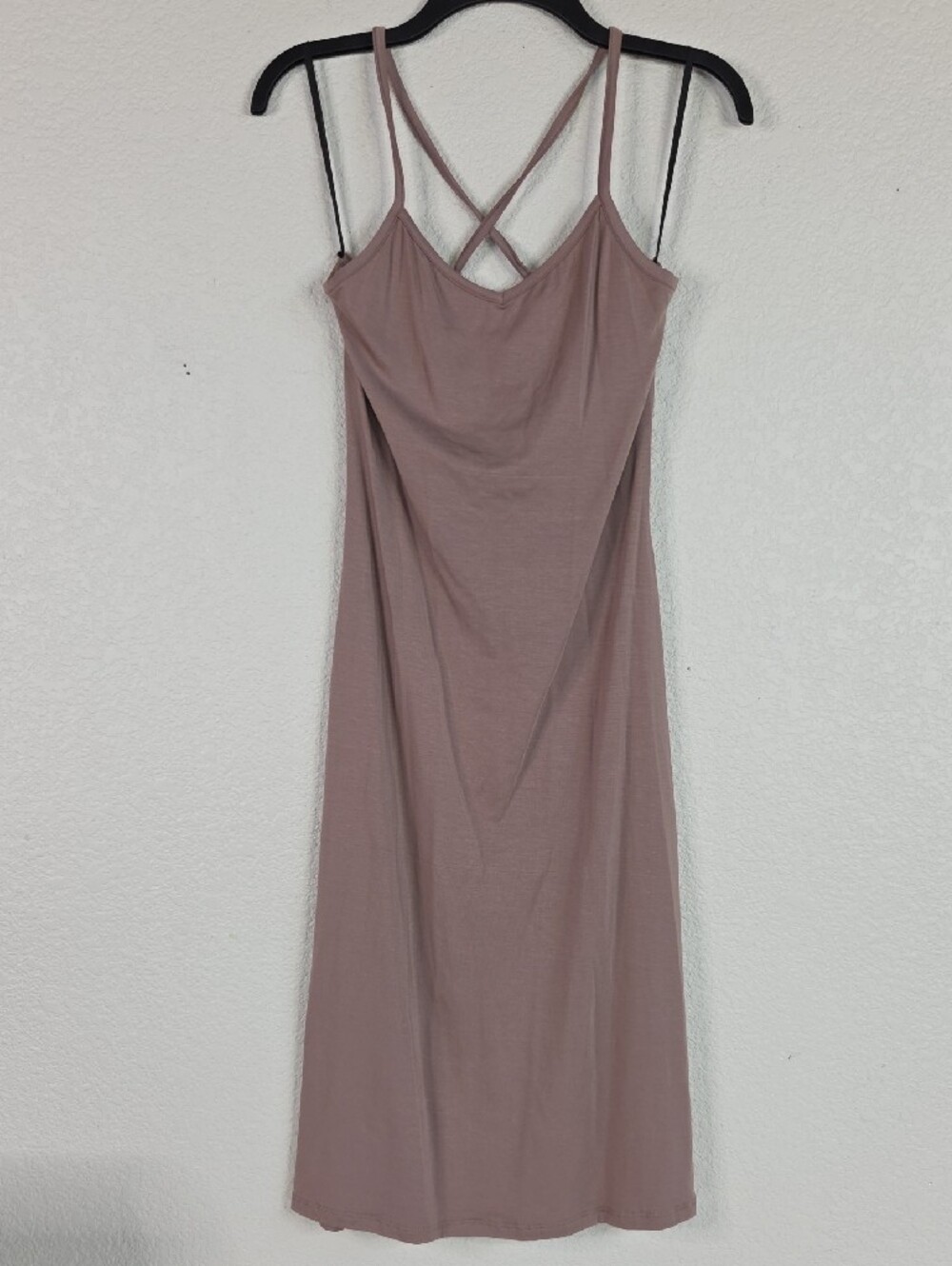 Go Couture Dusty Mauve Slip Midi Dress